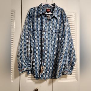 NWT Avirex mens buttondown shirt size XXL